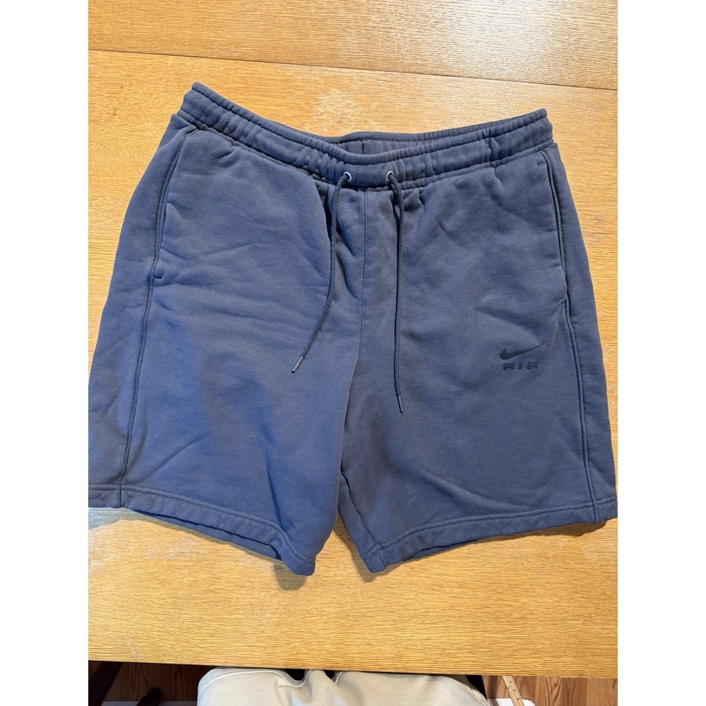 Nike Air Tech Fleece Shorts Men's XL Gray‎ Drawstring Casual Gym Retro Style EUC